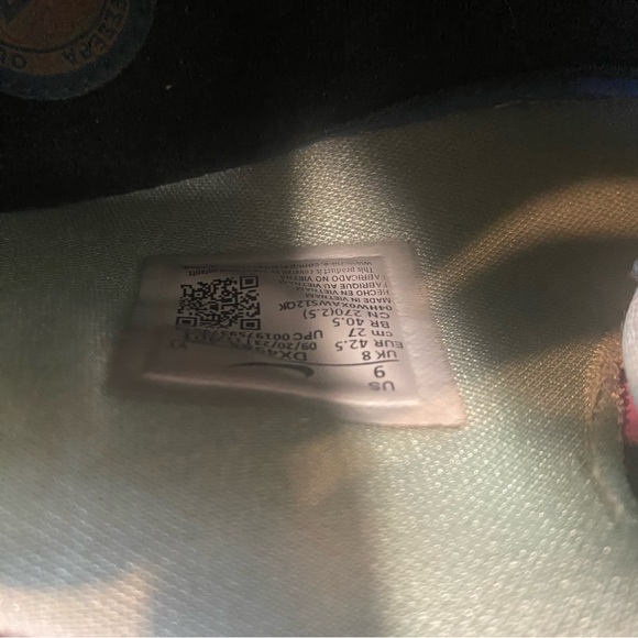 Nike Men's Zoom Freak 5 Floral Sneakers - Green, Pink, Yellow Accents - Picture 9 of 9